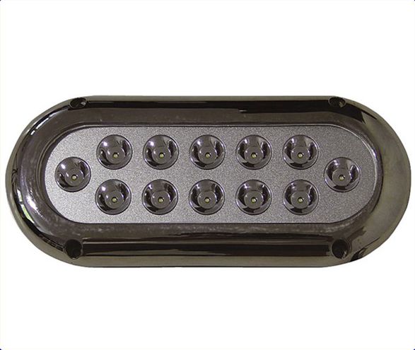 12X3W Surface Mount Underwater LED Light (Red,Green,Blue) MLC174