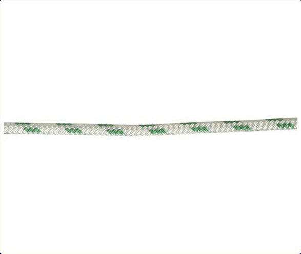 Double Braid Polyester Rope,6mm,Green Fleck,100m Roll MRC010