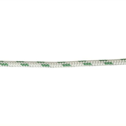 Double Braid-Polyest.Rope,8mm,Green Fleck,Euro,100m Roll MRC110