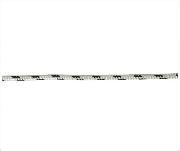 Double Braid Polyester Rope,10mm,Black Fleck,100m Roll MRC225