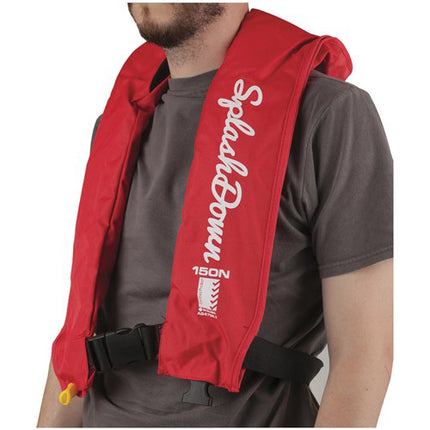 Splashdown 150 Manual Inflate PFD - Red MSE124