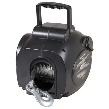12 Volt 1.6 Tonne Trailer Winch, Steel Cable MTI110