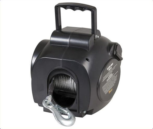 12 Volt 1.6 Tonne Trailer Winch, Steel Cable MTI110
