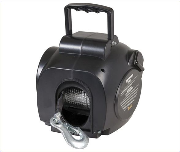 12 Volt 1.6 Tonne Trailer Winch, Steel Cable MTI110