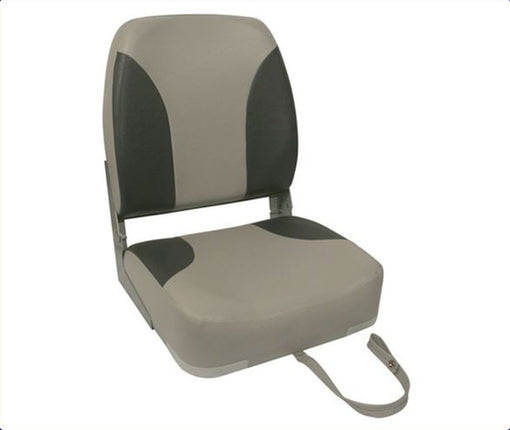 High Back Folding Seat, Blue/White or Grey/Charcoal MUA150