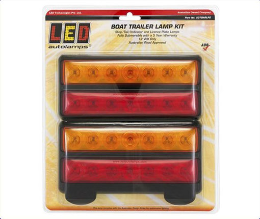 Large Stop/Tail/Turn Light Sets Num Plate Light 20x9cm TTE121