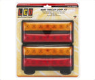 Large Stop/Tail/Turn Light Sets Num Plate Light 20x9cm TTE121
