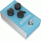 Compact stompbox reverb with Spring Plate Hall modes