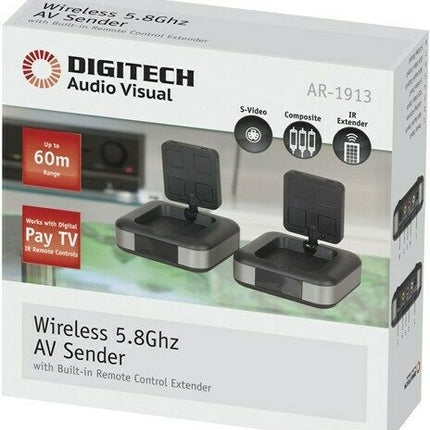 Digitech Wireless 5.8GHz AV Sender/Receiver, Wideband IR Extender