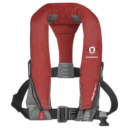 Crewfit 165N Sport Inflatable Lifejacket, CREWSAVER RED MSE222